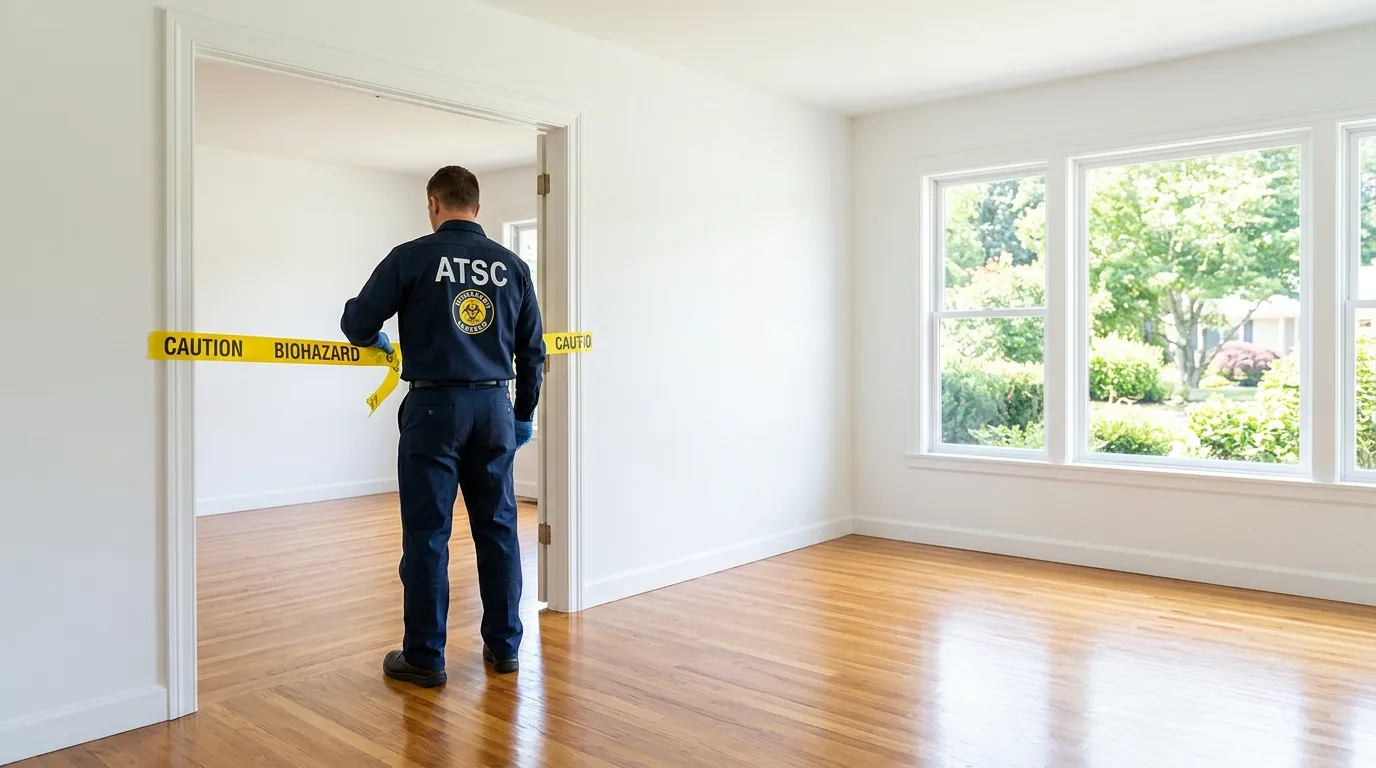 Certified biohazard cleanup crew performing Decomposition Cleanup in Buena Vista